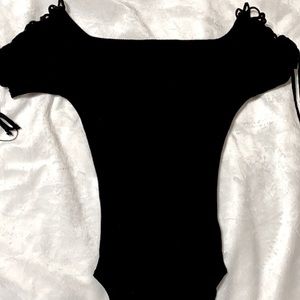Black bodysuit F21